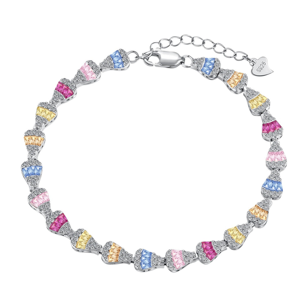 [Clover Jewelry]Funkelndes Armband in Wassertropfenform für den Alltag
