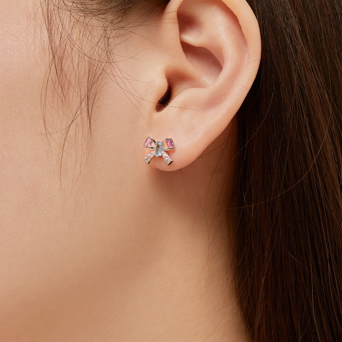 [Clover Jewelry]Aufwendige Schmetterlingsform Alltags-Ohrringe