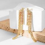 [Clover Jewelry]Luxuriöse zierliche Bankett-Ohrringe