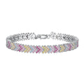 [Clover Schmuck]Verziertes funkelndes Party-Armband mit Rundschliff