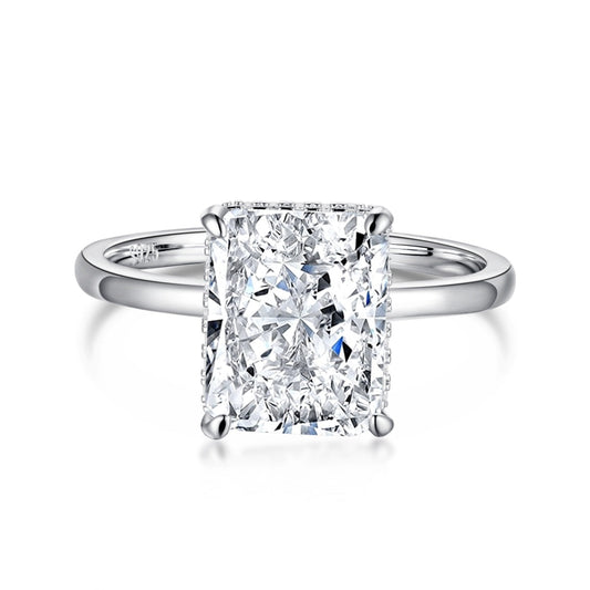 [Clover Jewelery]4.0 Carat Ornate Enchanting Radiand Cut Banquet Ring