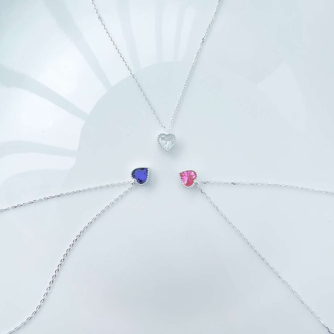 [Clover Jewelery]Ornate Heart Shape Necklace