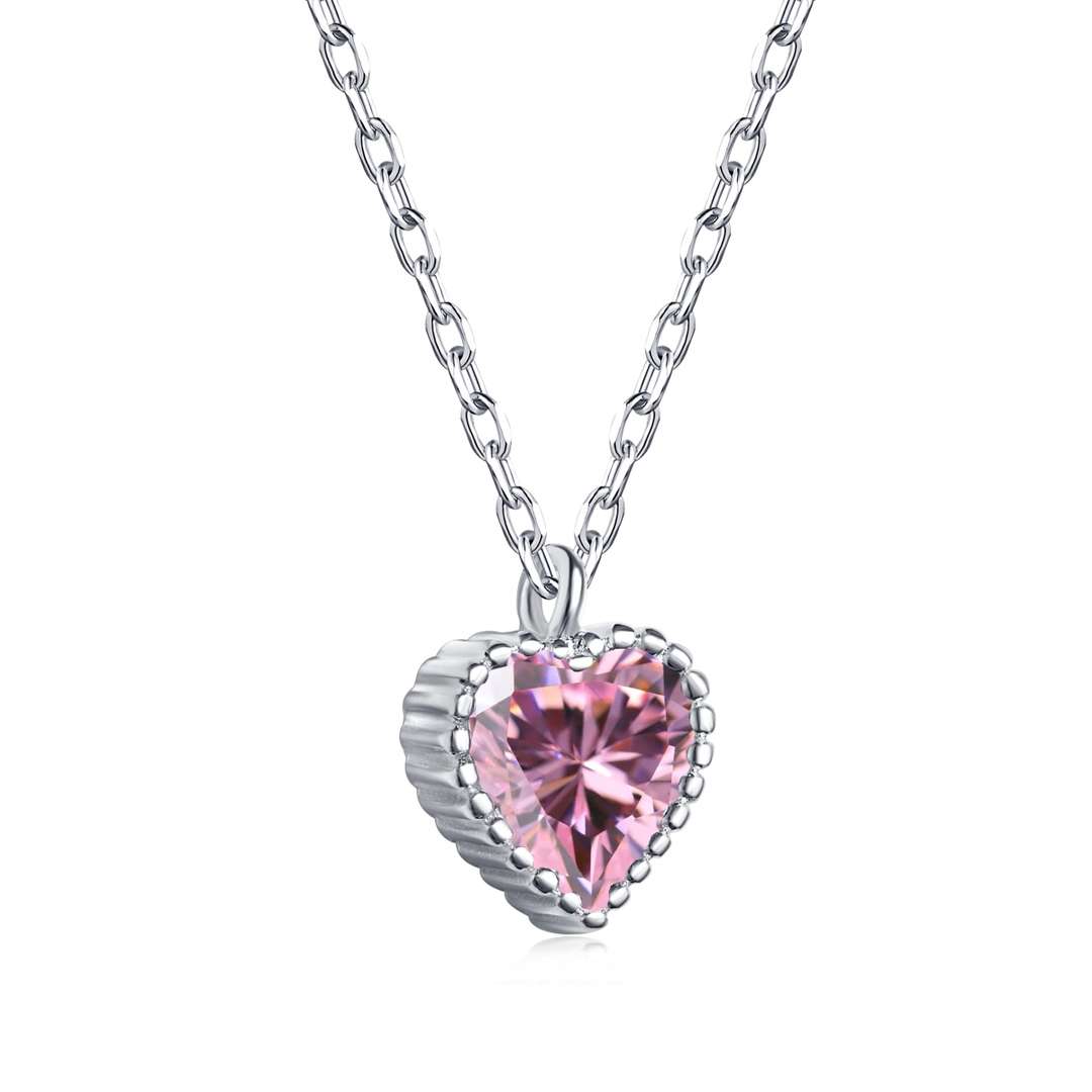 [Clover Jewelery]Ornate Heart Shape Necklace