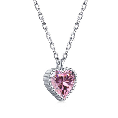 [Clover Jewelery]Ornate Heart Shape Necklace