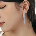 [Clover Jewelry]Luxuriöse zierliche Bankett-Ohrringe