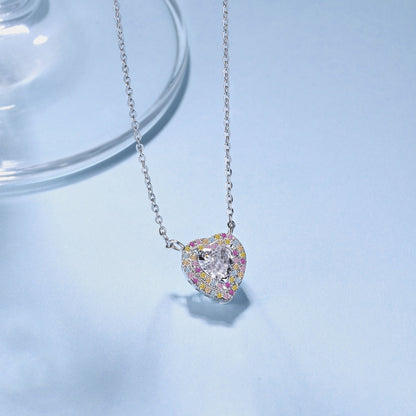 [Clover Jewelery]Exquisite Heart Shape Necklace