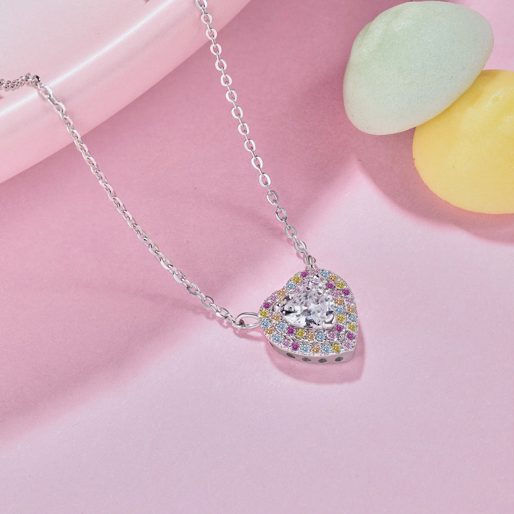 [Clover Jewelry]Exquisite Heart Shape Necklace