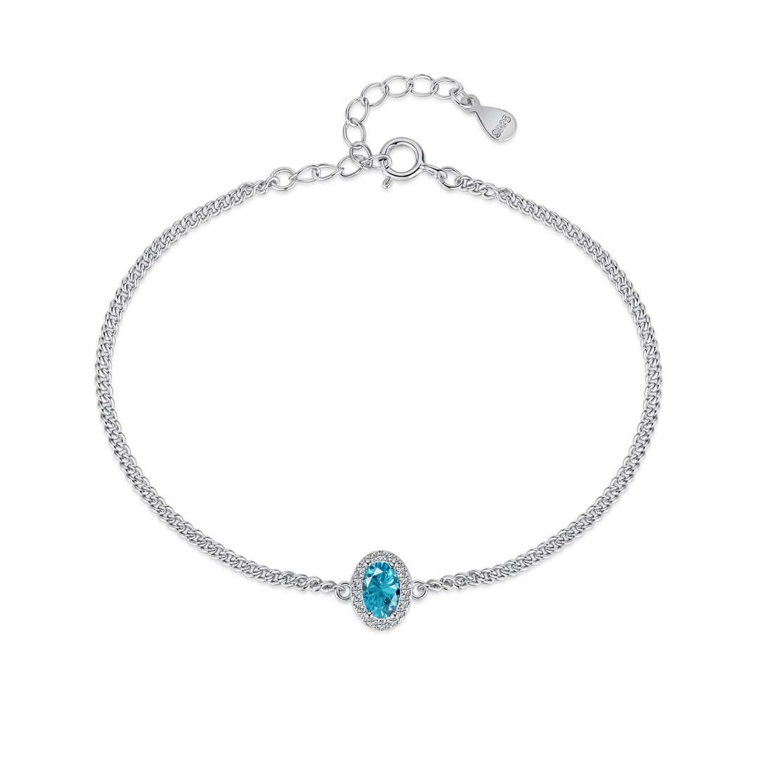 [Clover Jewelery]Exquisite Oval Shape Bracelet