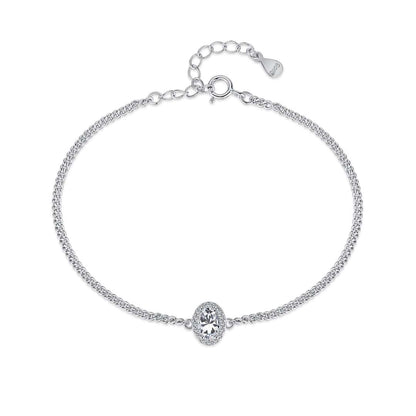[Clover Jewelery]Exquisite Oval Shape Bracelet