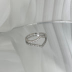 [Clover Jewelry]Aufwendiger Tennis-Bandring