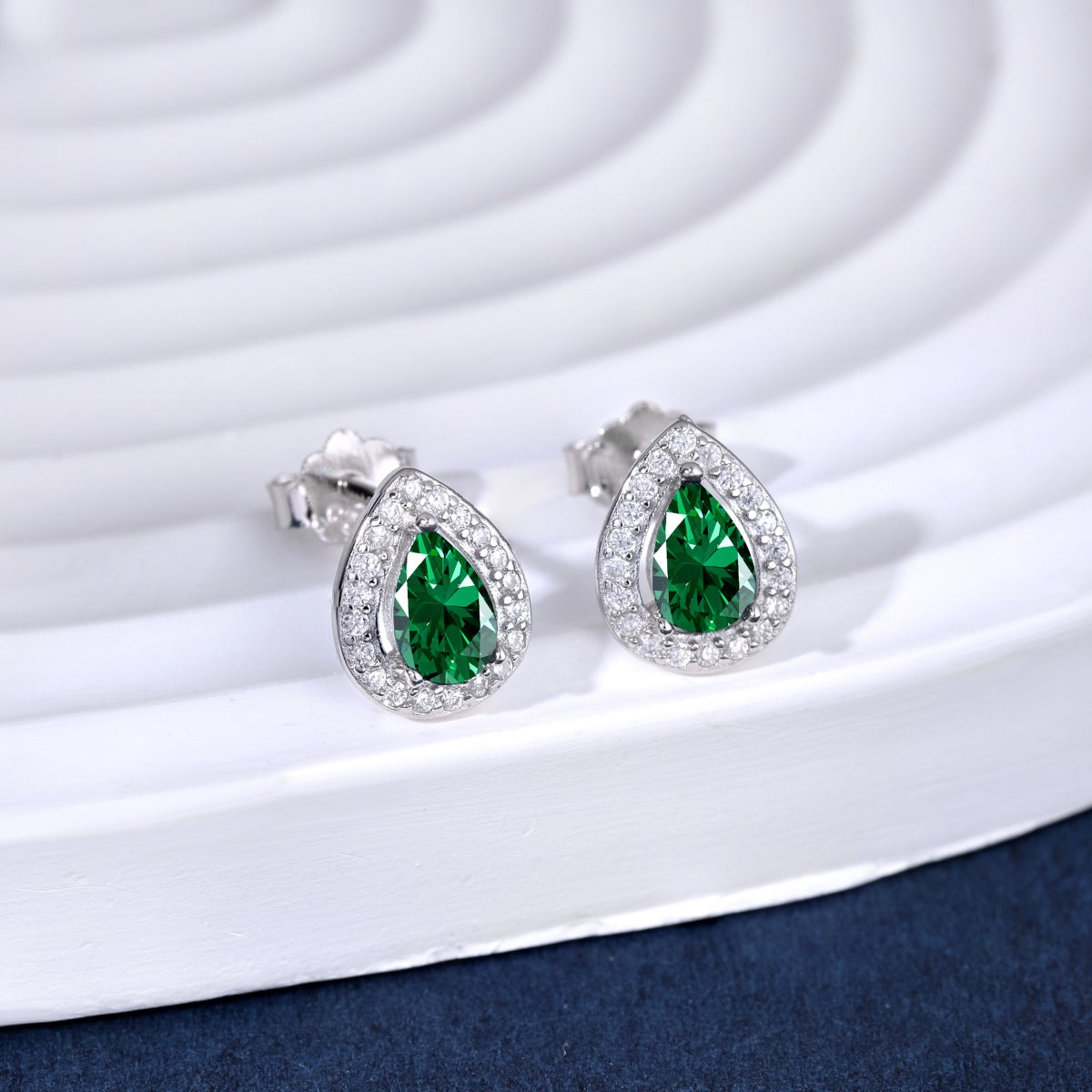 [Clover Jewelery]Luxurious Water Drop Shape Earrings