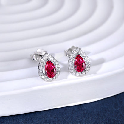 [Clover Jewelery]Luxurious Water Drop Shape Earrings