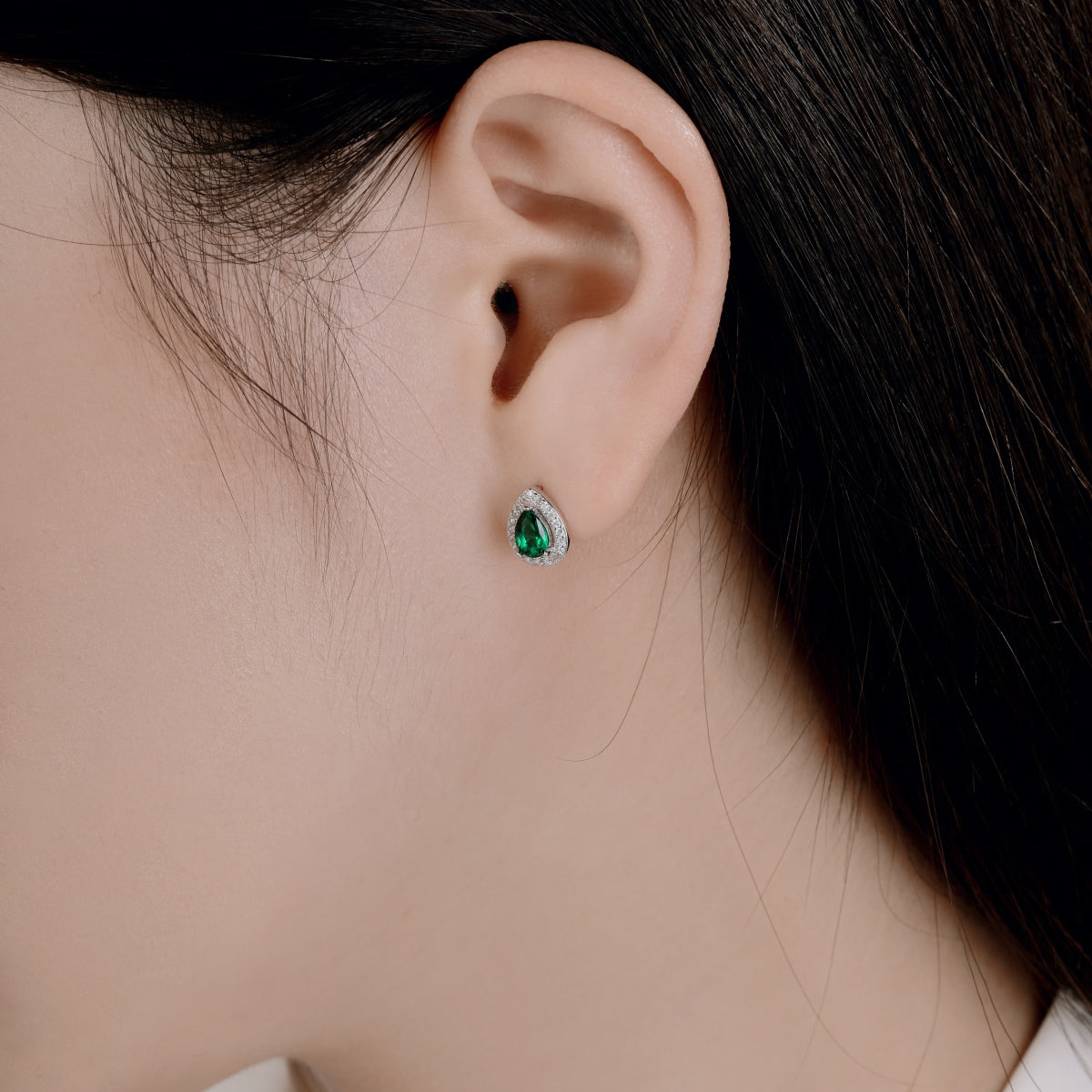 [Clover Jewelery]Luxurious Water Drop Shape Earrings