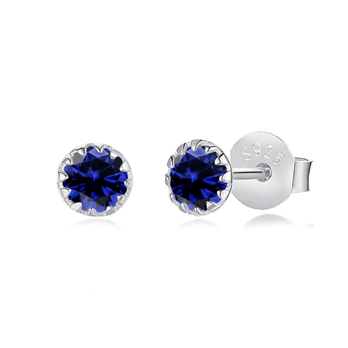 [Clover Jewelry]Funkelnde bunte runde Ohrringe