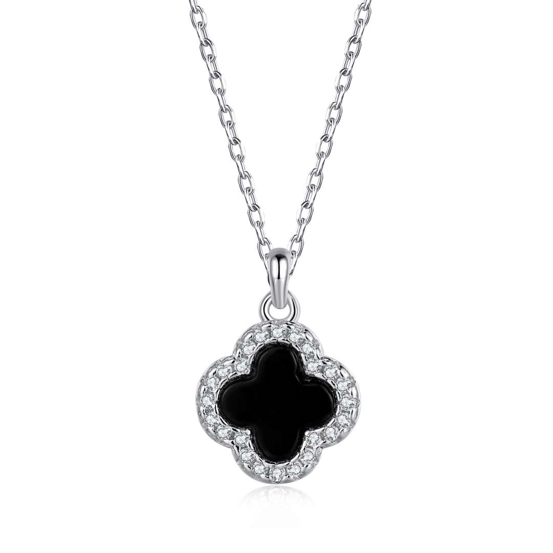 [Clover Jewelry]Zarte Blumenhalskette