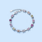 [Clover Jewelry]Zierliches, charmantes Armband mit Smaragd-Schliff für den Alltag