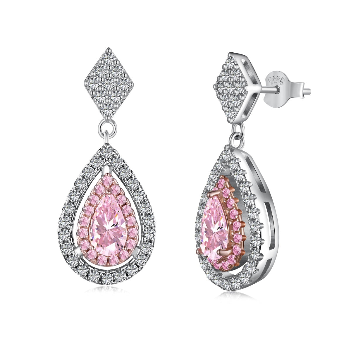 [Clover Jewelry]Aufwendige zarte Wassertropfen-Bankett-Ohrringe