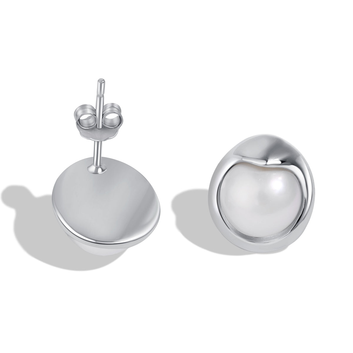 [Clover Jewelry]Zarte Brotperlenohrringe