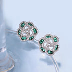 [Clover Jewelry]Exquisite Blütenform Tagesohrringe