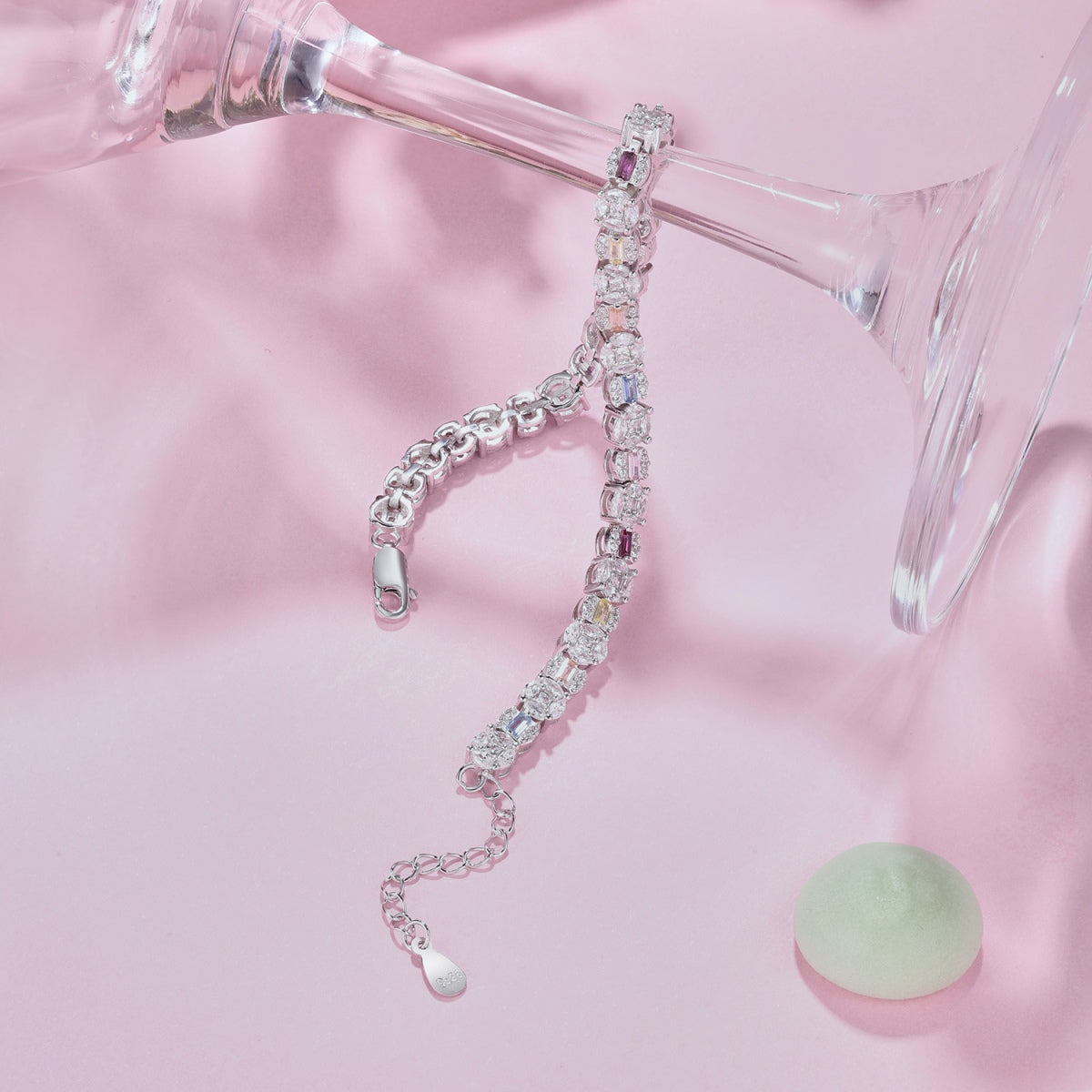 [Clover Jewelry]Funkelndes Radiant Multi-Cut Alltagsarmband