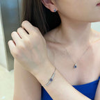 [クローバージュエリー]豪華なハート・オブ・・オーシャンブレスレット