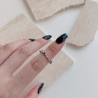 [Clover Jewelry]Unique Trapezoid Cut Daily Ring