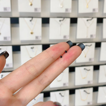 [Clover Jewelry] Zarte Solitär-Ohrringe