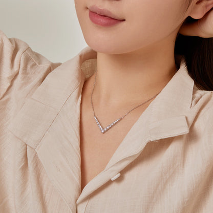 [Clover Jewelery]Ornate Round Cut Necklace