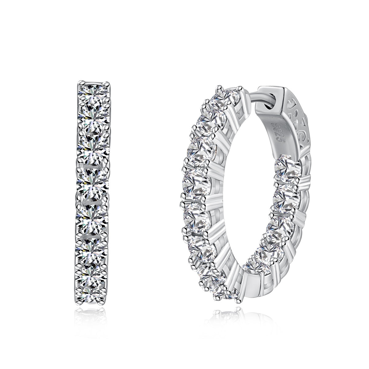 [Clover Jewelery]Unique Round Cut Daily Earrings