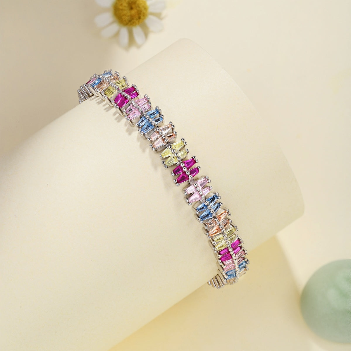 [Clover Jewelry]Funkelndes Exquisites Multi-Schliff Party Armband
