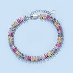 [Clover Jewelry]Funkelndes Exquisites Multi-Schliff Party Armband