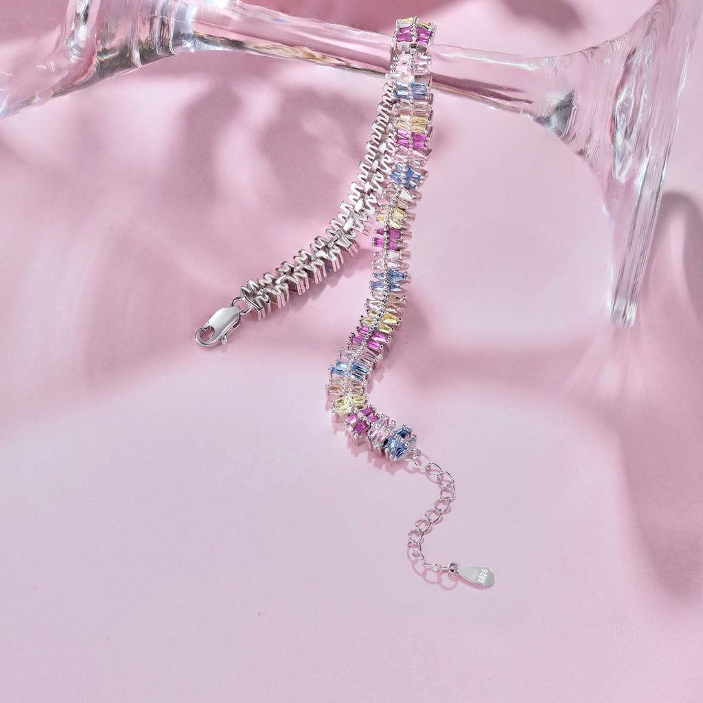 [Clover Jewelry]Funkelndes Exquisites Multi-Schliff Party Armband