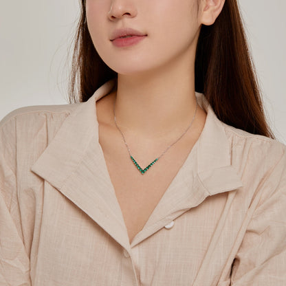 [Clover Jewelery]Ornate Round Cut Necklace