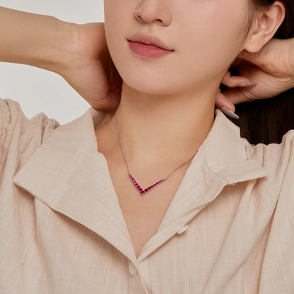[Clover Jewelery]Ornate Round Cut Necklace