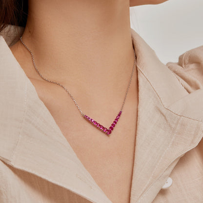 [Clover Jewelery]Ornate Round Cut Necklace