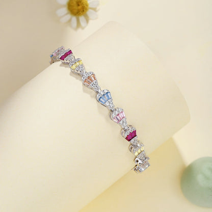 [Clover Jewelery]Radiant Water Drop Shape Daily Bracelet