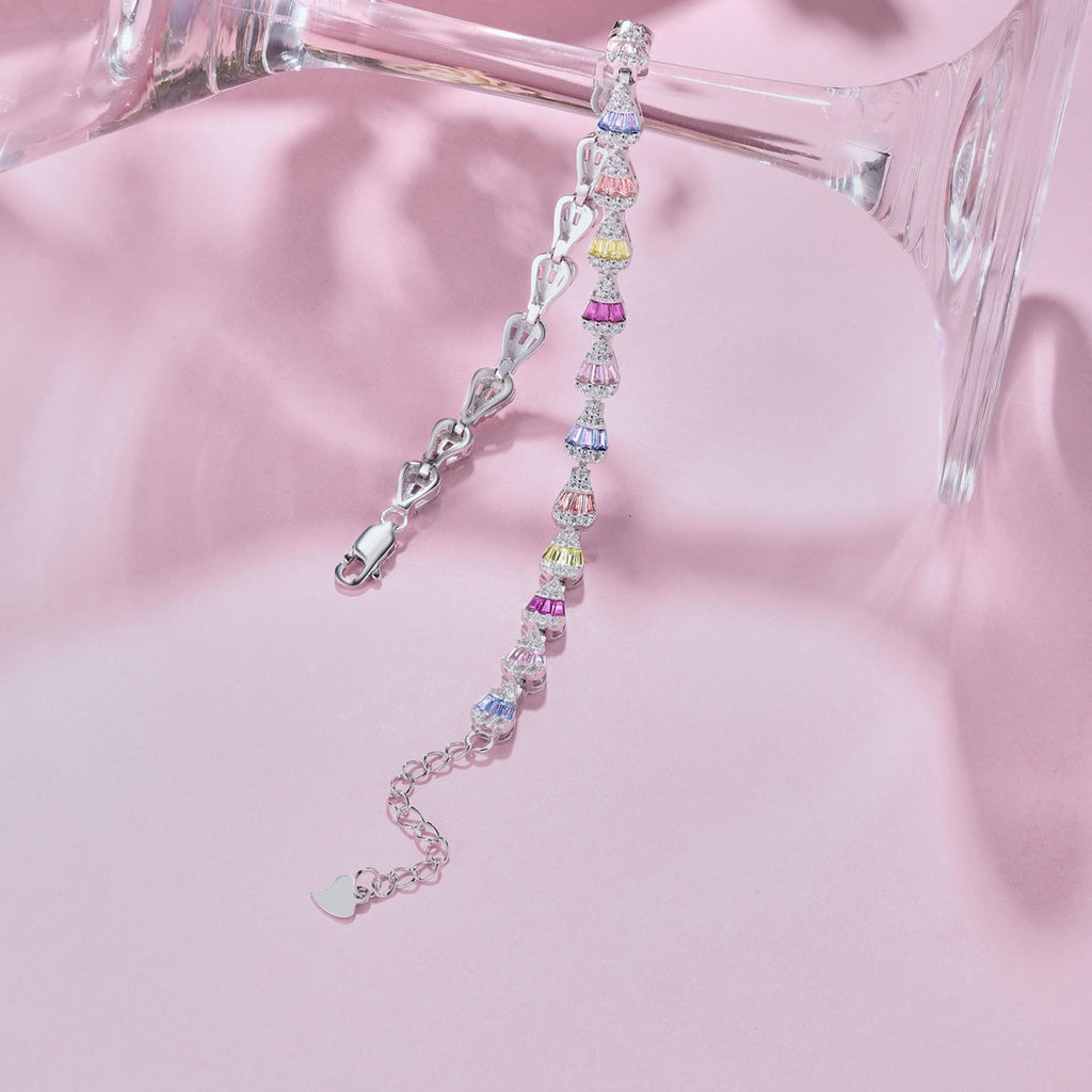 [Clover Jewelry]Funkelndes Armband in Wassertropfenform für den Alltag