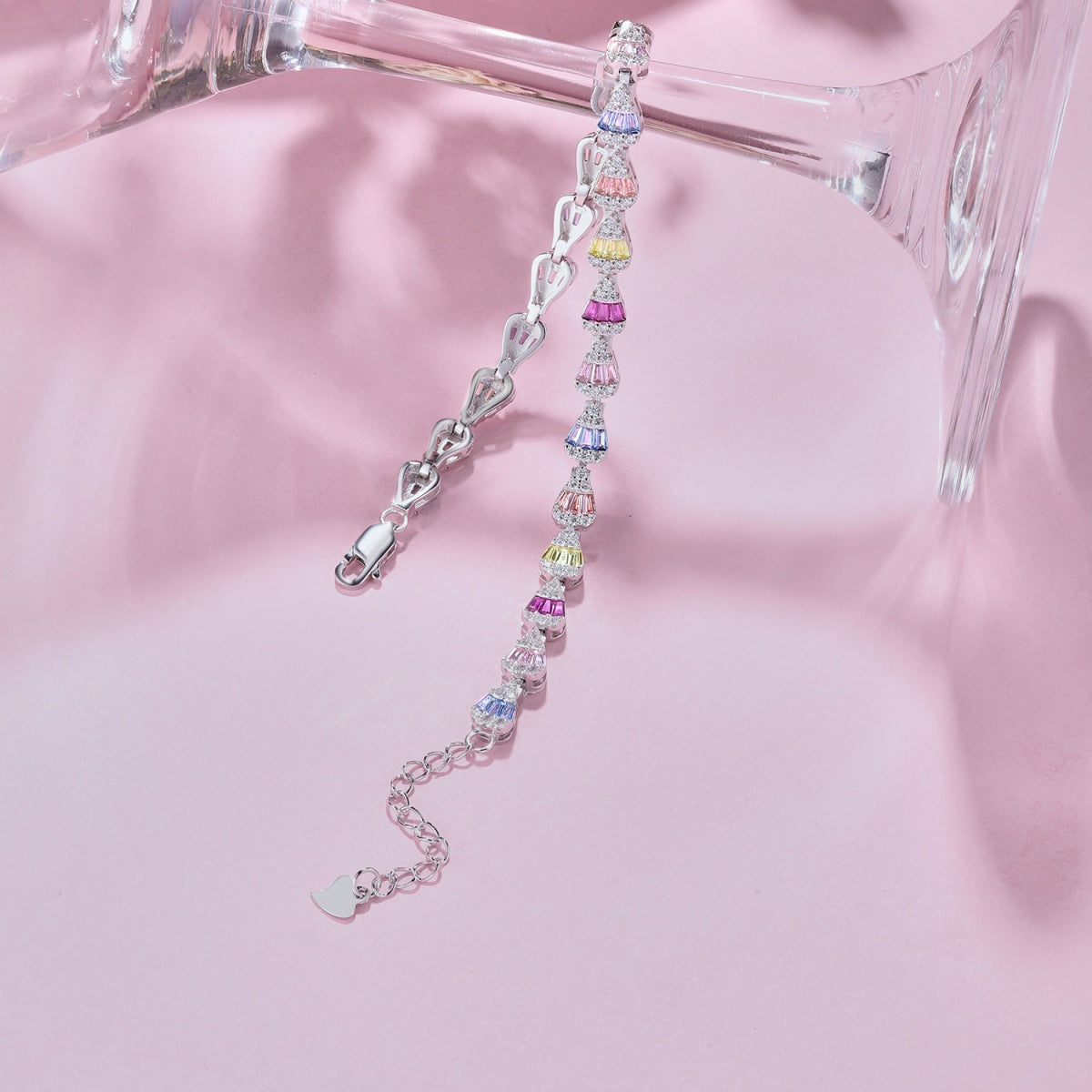 [Clover Jewelry]Funkelndes Armband in Wassertropfenform für den Alltag