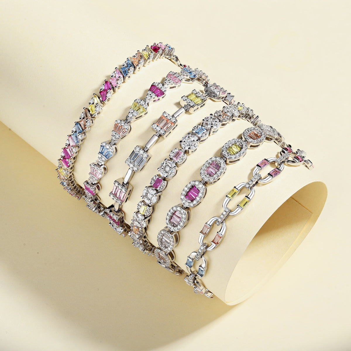 [Clover Jewelry]Funkelndes Armband in Wassertropfenform für den Alltag