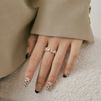 [Clover Schmuck]Zarter Mehrfachschliff-Ring