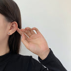 [Clover Jewelry]Funkelnde bunte runde Ohrringe