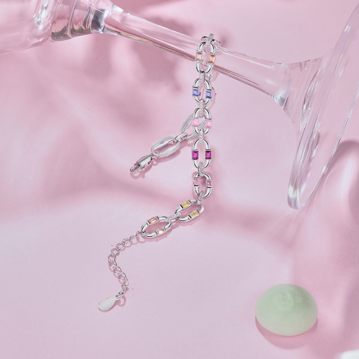 [Clover Jewelry]Funkelndes Buntes Alltagsarmband