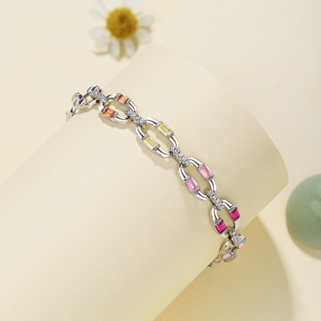 [Clover Jewelry]Funkelndes Buntes Alltagsarmband