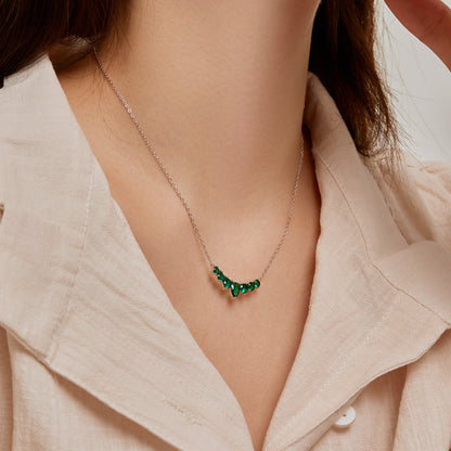 [Clover Jewelery]Dainty Colorful Heart Necklace