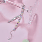 [Clover Schmuck]Verziertes funkelndes Party-Armband mit Rundschliff