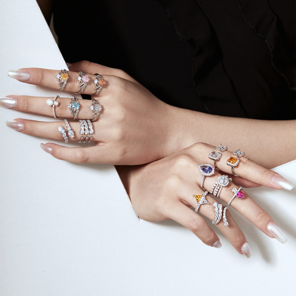 [Clover Jewelry] Einzigartiger, lebendiger Alltagsring in Schlangenform