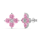 [Clover Jewelry]四つ葉のクローバー八芒星ピアス
