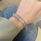 [Clover Jewelry]Funkelndes romantisches Herzform-Armband für Verliebte