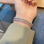 [Clover Jewelry]Funkelndes romantisches Herzform-Armband für Verliebte