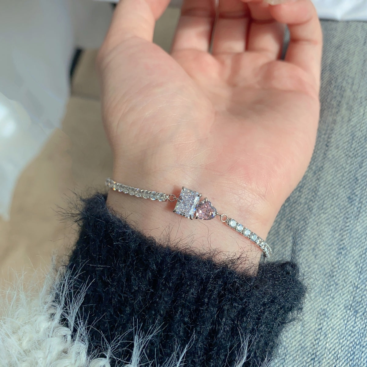 [Clover Schmuck]Schillerndes, einzigartiges Armband mit mehreren Formen für Verliebte